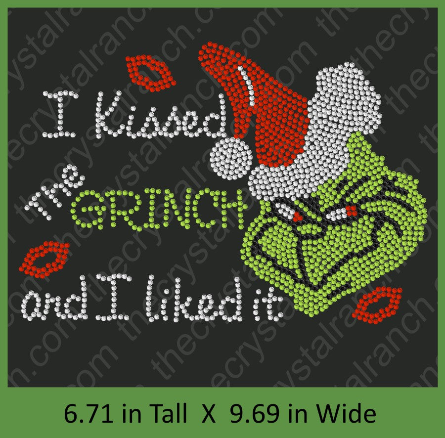 I Kissed The Rhinestone Transfer H197