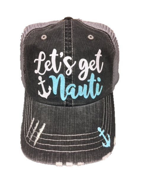 Let's Get Nauti Trucker Cap CGB005