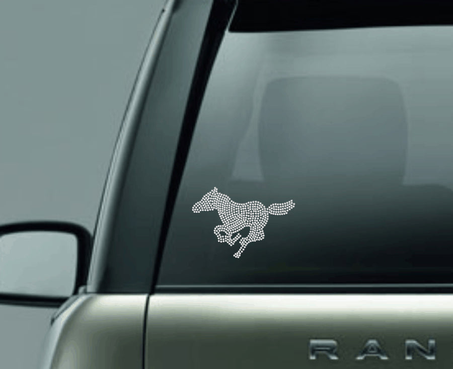 Mustang Rhinestone Decal DT011