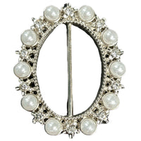 Rhinestone and Pearl Tee Ties