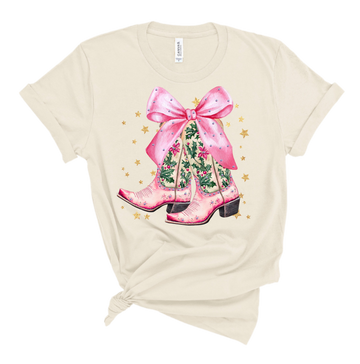 Pink Christmas Boots HV221