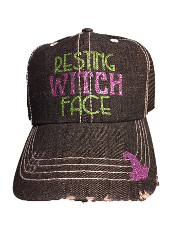 Resting Witch Face Trucker Cap CHV101