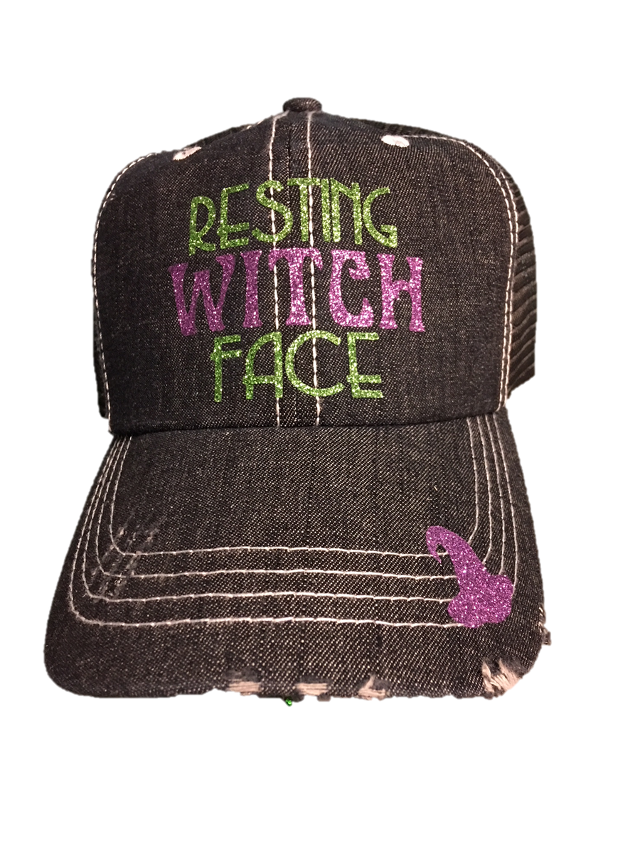 Resting Witch Face Trucker Cap CHV101