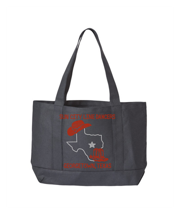 Sun City Line Dancers Rhinestone Tote
