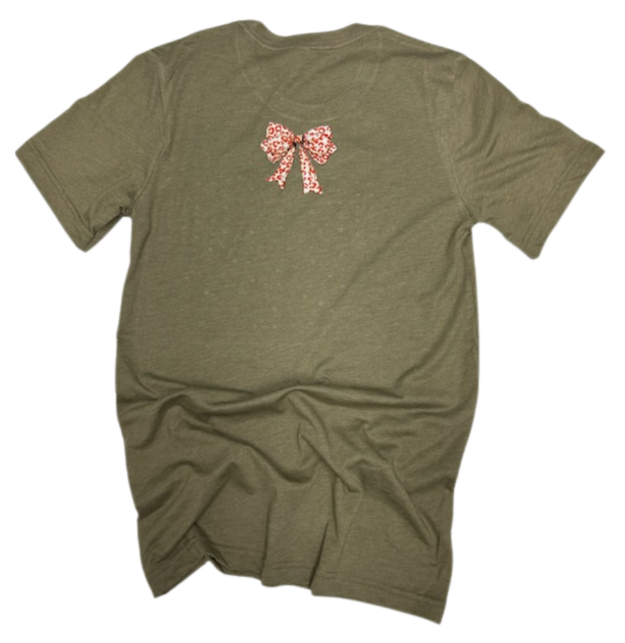 Thankful Bow Tee HTV083