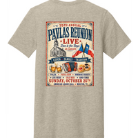 Pavlas 75th Reunion Concert Poster T-Shirt