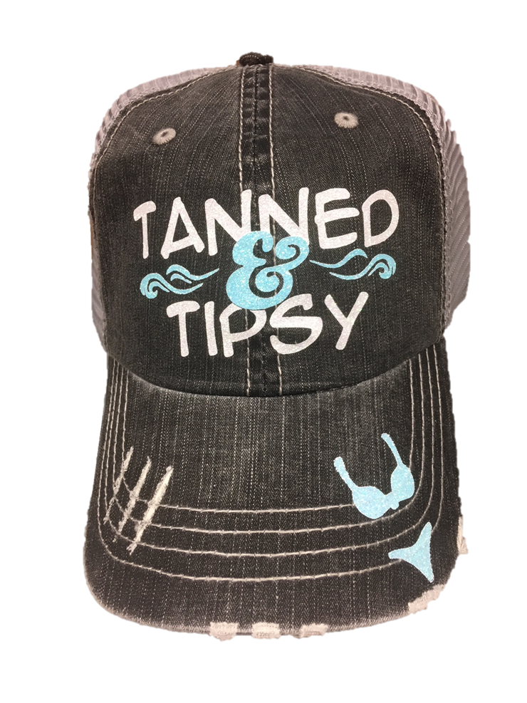 Tanned & Tipsy Trucker Cap CGB007