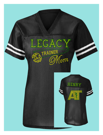 Legacy Eagles Trainer MOM Rhinestone Jersey