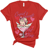 Cupid's Favorite Hot Mess Tee VD260013