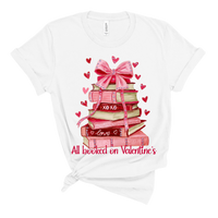Booked on Valentines Tee VD260019