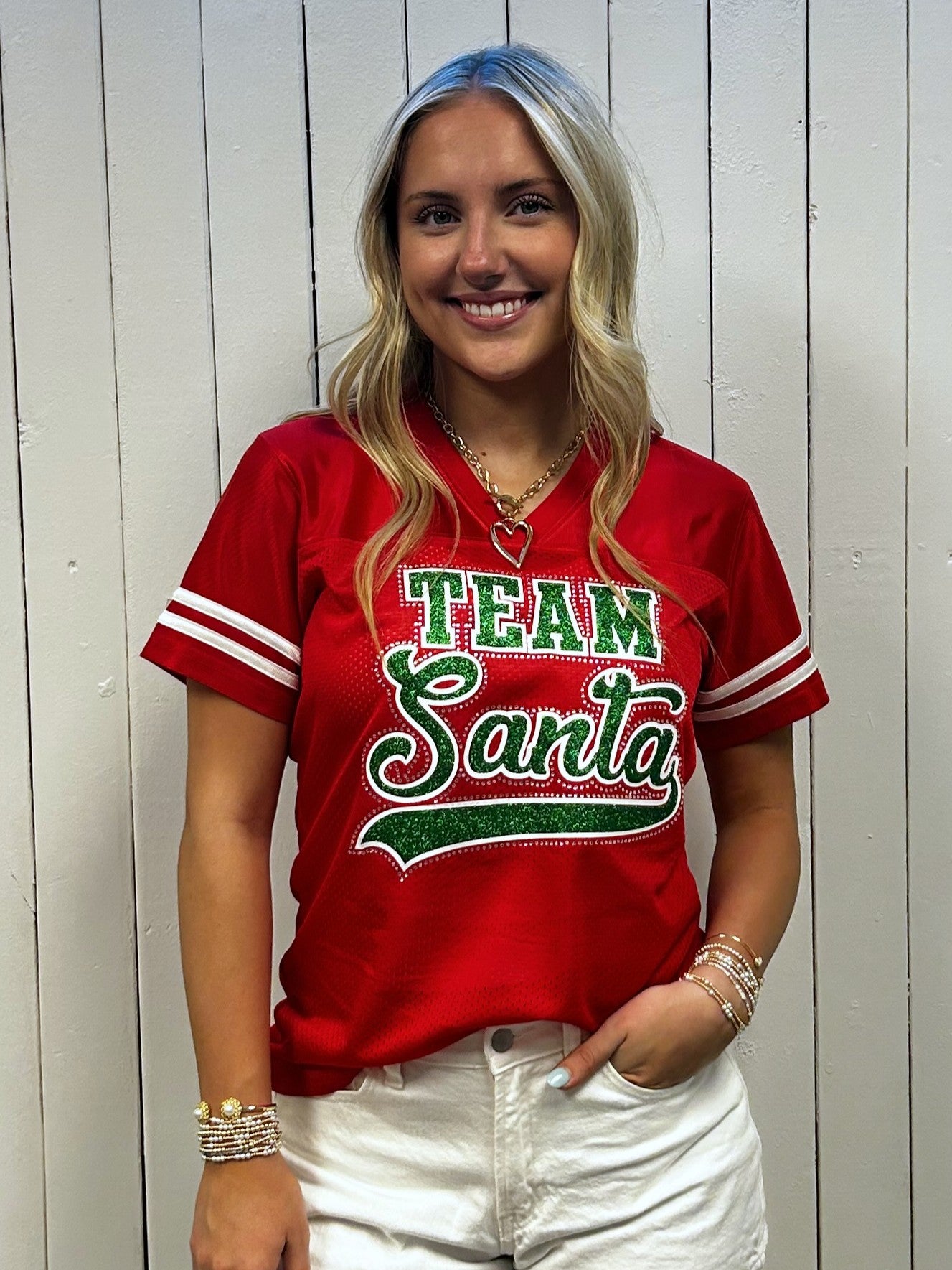 Team Santa Adult Jersey HV053 – The Crystal Ranch