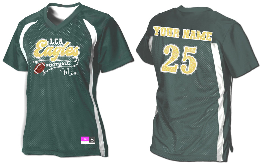 Legacy Eagles Football Rhinestone & Glitter  Jersey