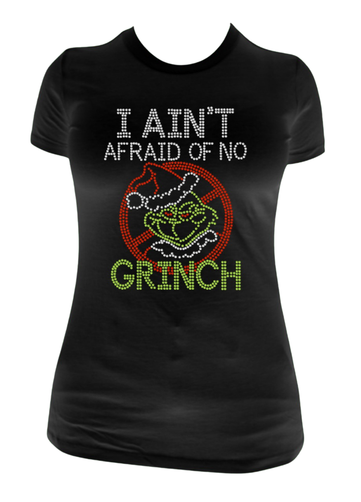 I Ain't Afraid Of No... Rhinestone Transfer H156