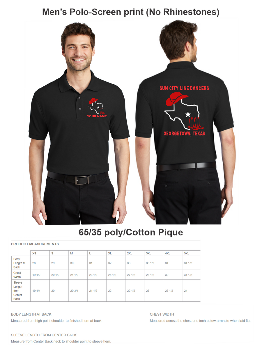 Sun City Line Dancers Men's Shirts