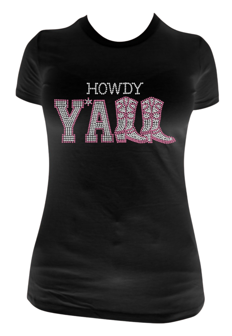 Howdy Y'all Rhinestone Transfer R105