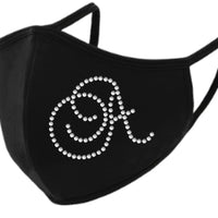 Monogram 2.15in Rhinestone Face Mask