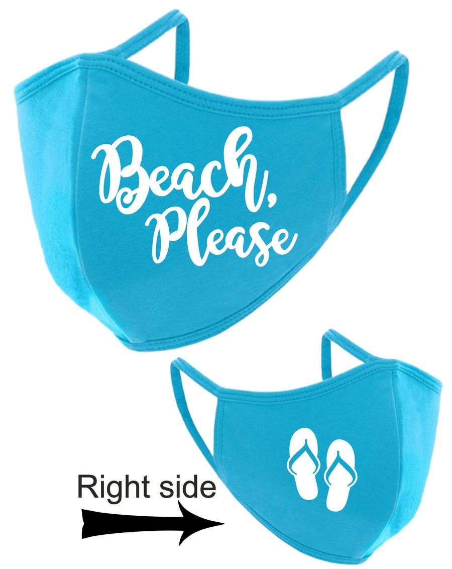 Beach, Please Face Mask