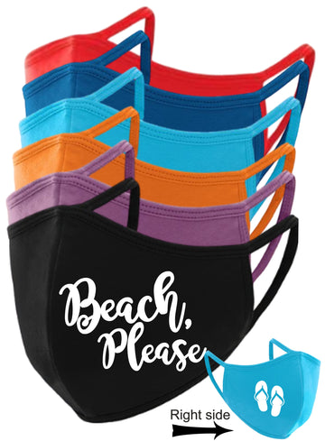 Beach, Please Face Mask