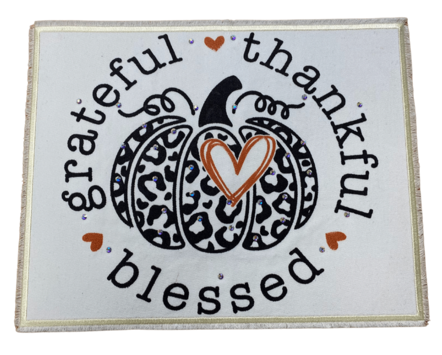 Grateful Thankful Blessed Patch