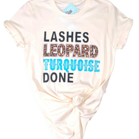 Lashes Leopard Turquoise RV077