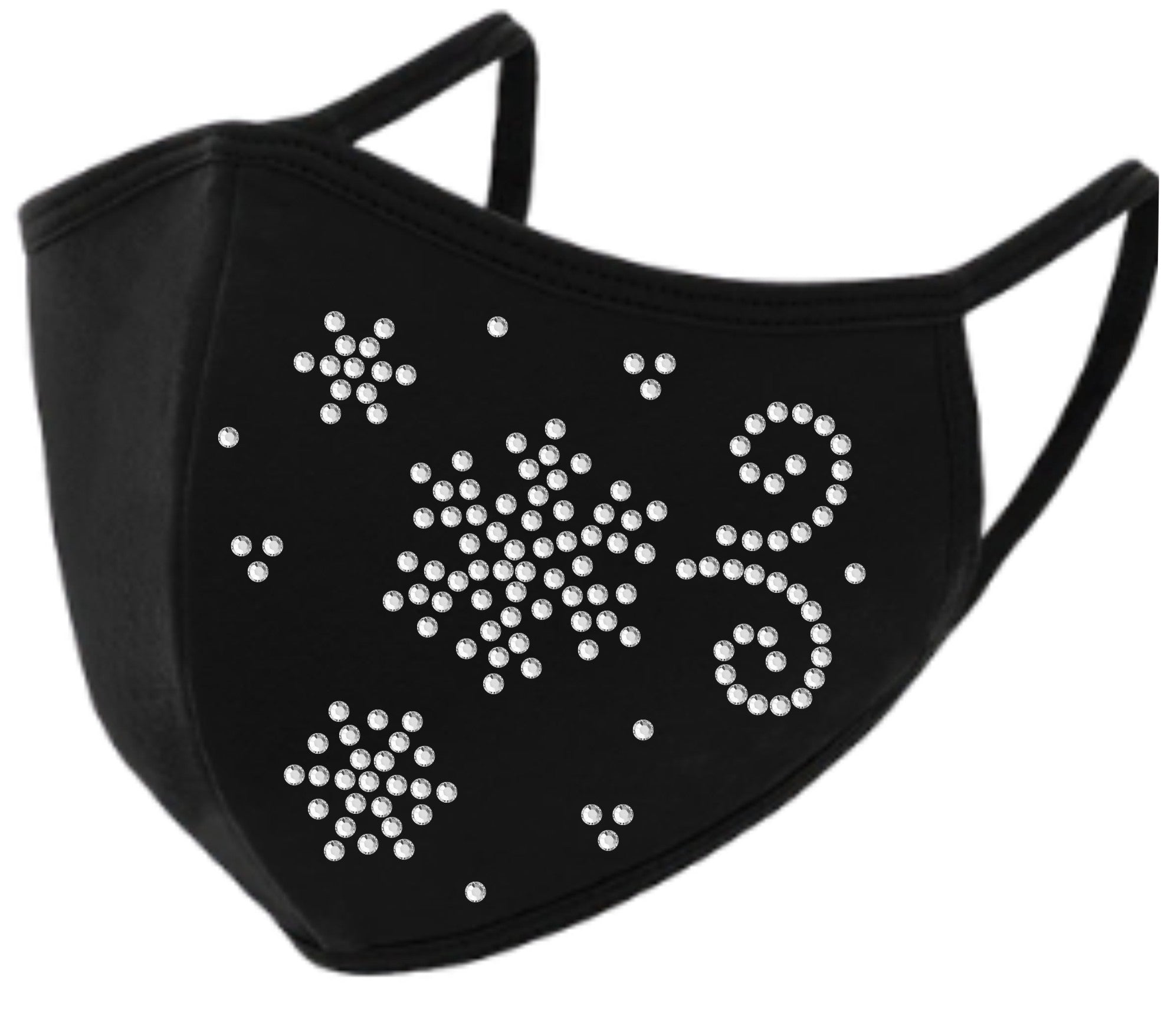 Snowflake Rhinestone Face Mask – The Crystal Ranch