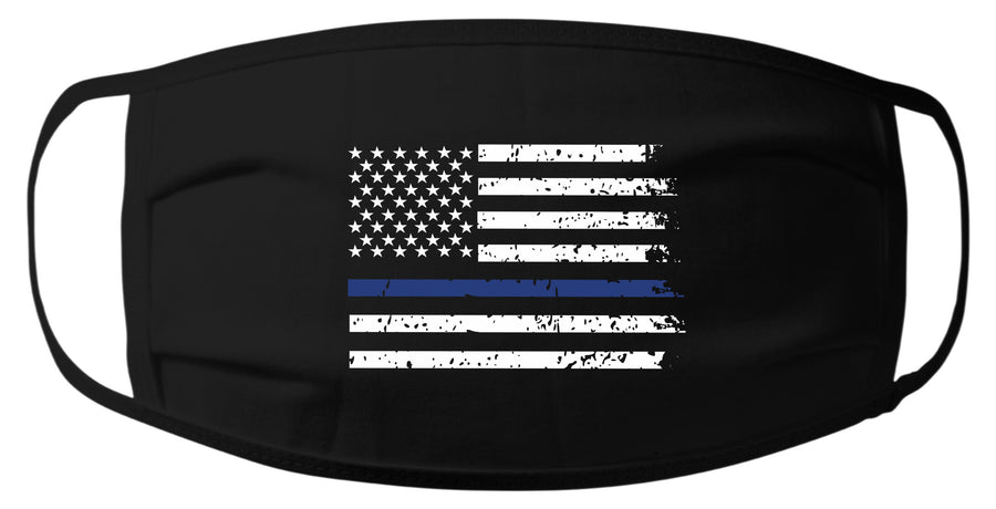 Thin Line US Flag Face Mask